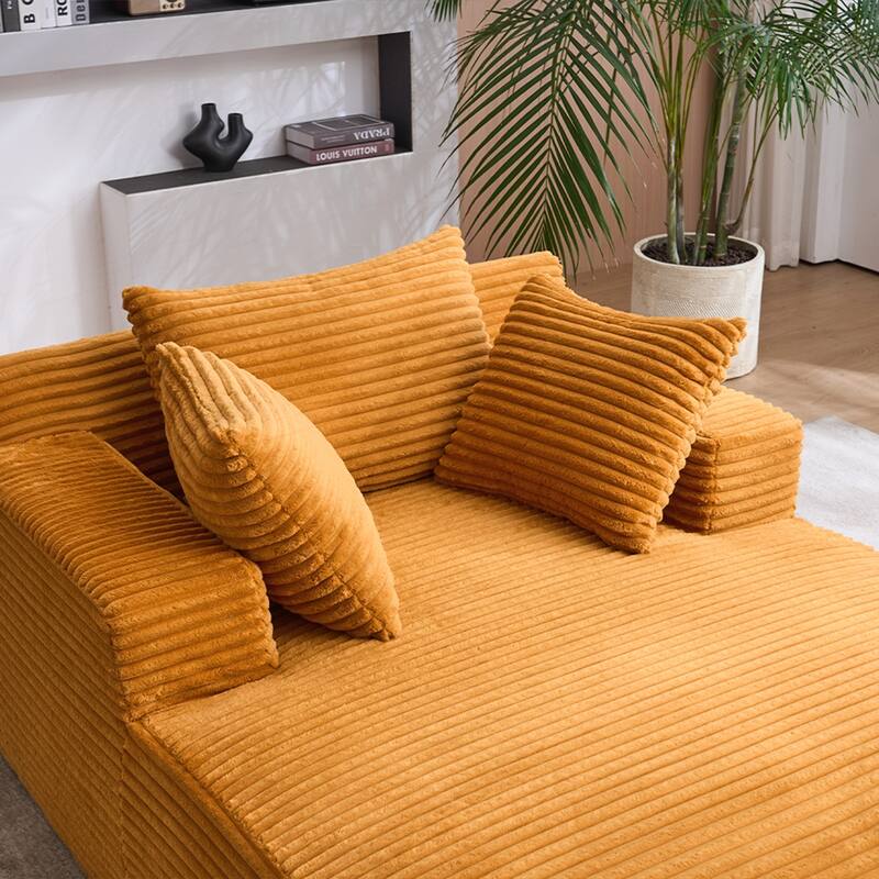 Versatile Oversized Chaise Longue Chair for Relaxing and Sleeping