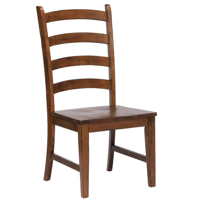 Extendable Dining Table Set - 12 Seater Rectangular Table, Amish Brown Finish