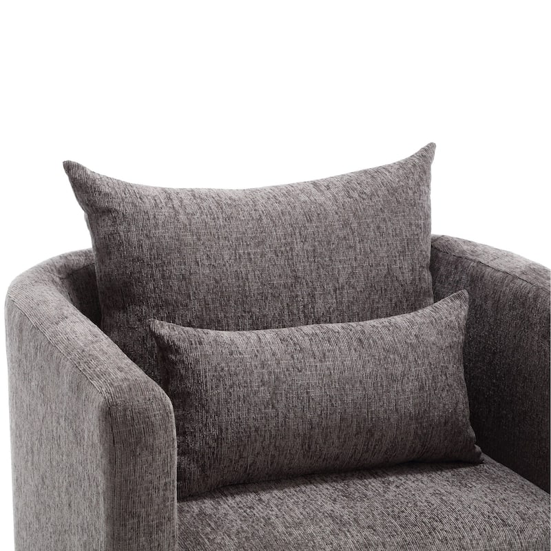 360 degree rotating bucket chair Round casual sofa chair