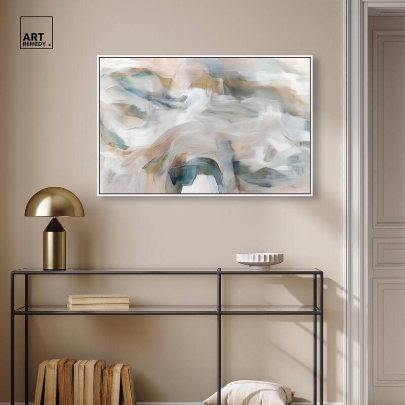 Whispering Colors IV Canvas by Art Remedy