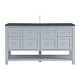 preview thumbnail 35 of 56, James Martin Vanities Breckenridge 60" Single Vanity, Serenity Blue