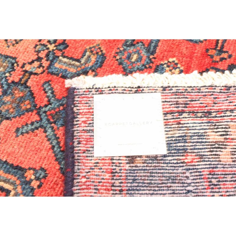 ECARPETGALLERY Hand-knotted Andelz Red Wool Rug - 4'1 x 6'7