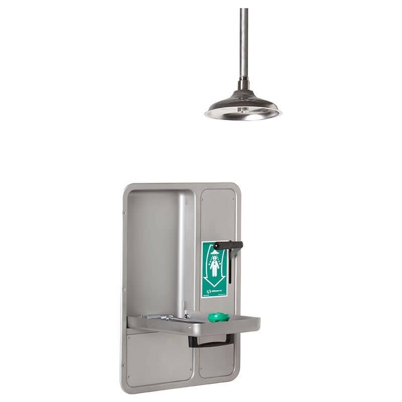 Haws Axion Recessed Cabinet Eye and Face Wash with Pull Down Lever for - Stainless Steel