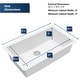 preview thumbnail 4 of 15, Karran Undermount 32.5 in. Large Single Bowl Quartz Kitchen Sink