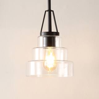 SAFAVIEH Home Lighting Collection Raylen 8" Modern & Contemporary Pendant - 8" W x 8" D x 50" H