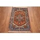 preview thumbnail 8 of 11, Geometric Heriz Serapi Medallion Area Rug Handmade Wool Carpet - 2'0"x 3'0"