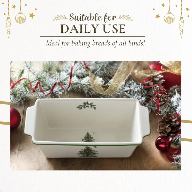 Spode Christmas Tree Loaf Pan