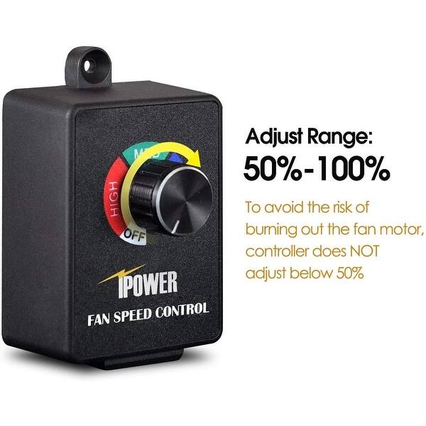 2 Pack 10 Inch Shutter Exhaust Fan with Speed Control - Bed Bath ...