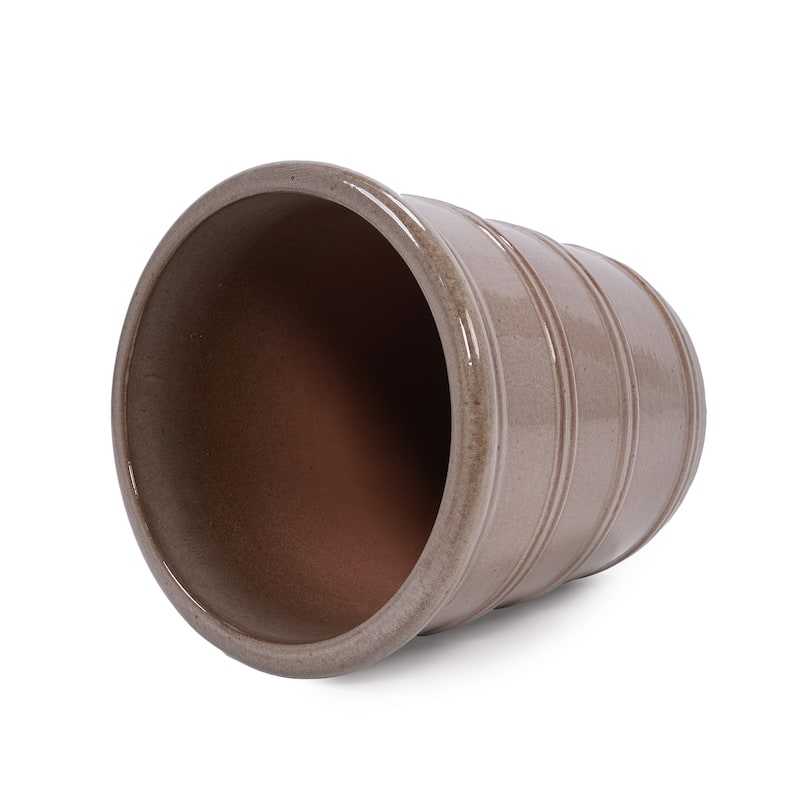 3 Breathable Handmade Ceramic Planters Ring Design for Succulent Herbs