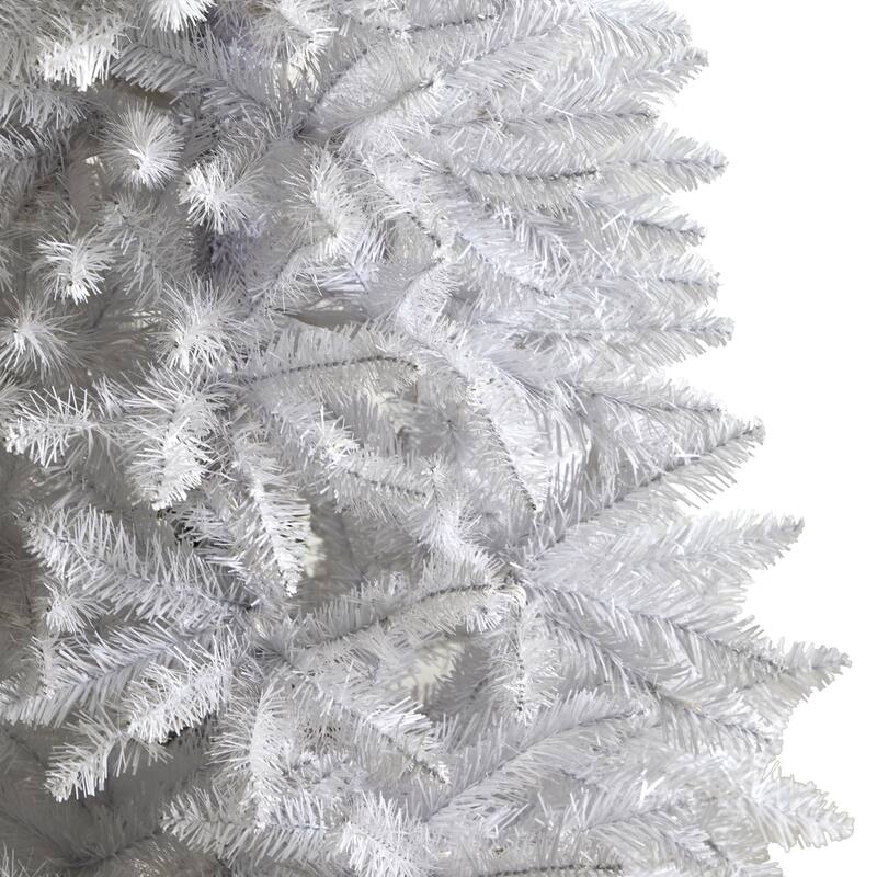 5' White Slim Silhouette Artificial Christmas Tree, Unlit - 5 Foot