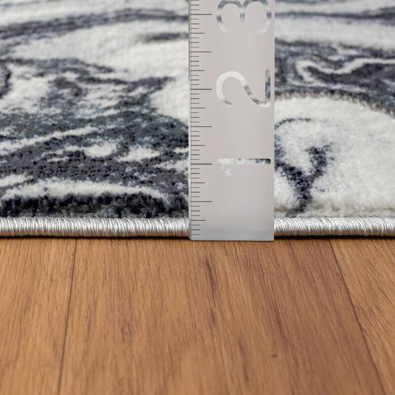 Luxe Weavers Marble Abstract Pattern Area Rug for Living Rooms