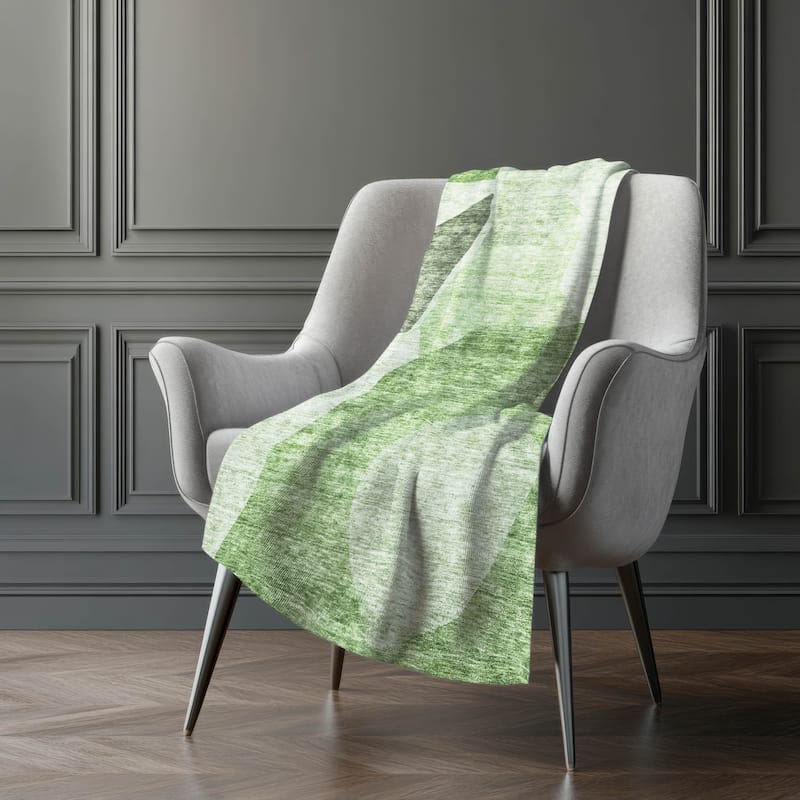 Premium Machine Washable Casual Contemporary Sherpa Throw Blanket
