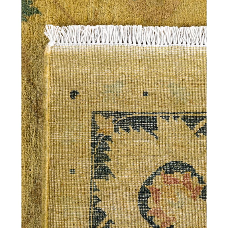 Overdyed One-of-a-Kind Hand-Knotted Area Rug - Gold - 5' 10" x 8' 10"