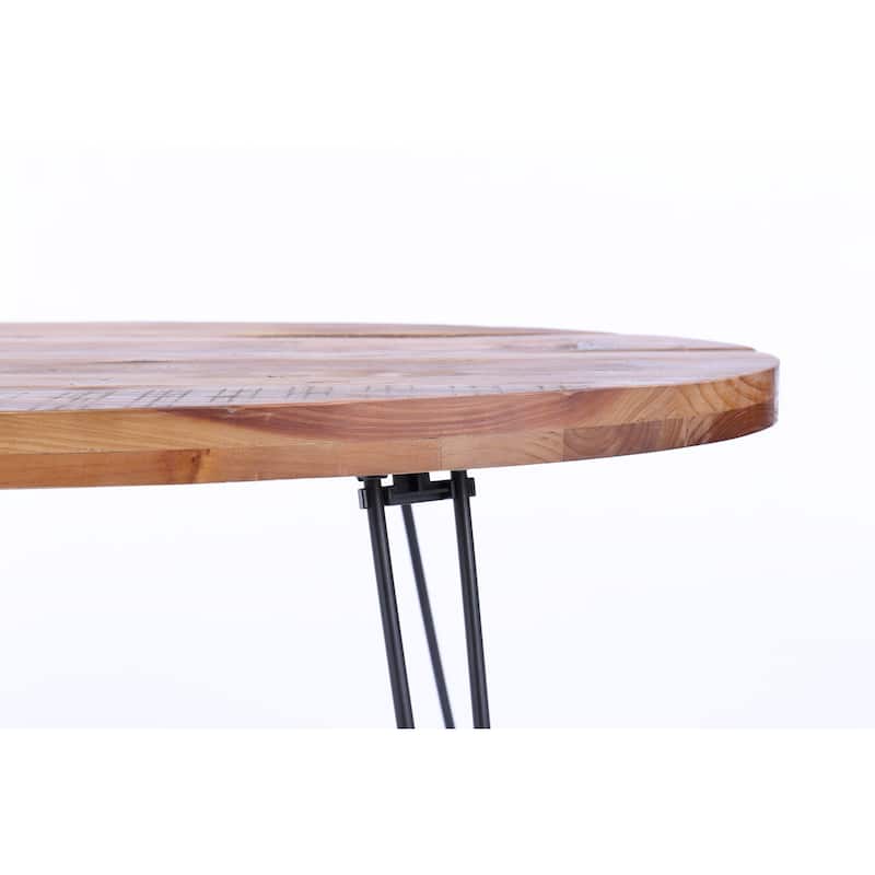 Reclaimed Wood Foldable Cocktail Table For Your Living Room
