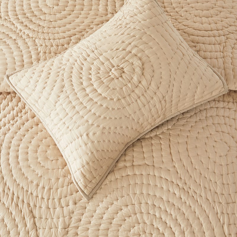 Hand Stitch Cotton Voile Quilt Set