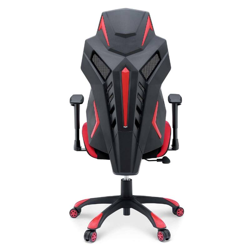 Modway Speedster Ergonomic Mesh Gaming Computer Desk Chair, Black Red
