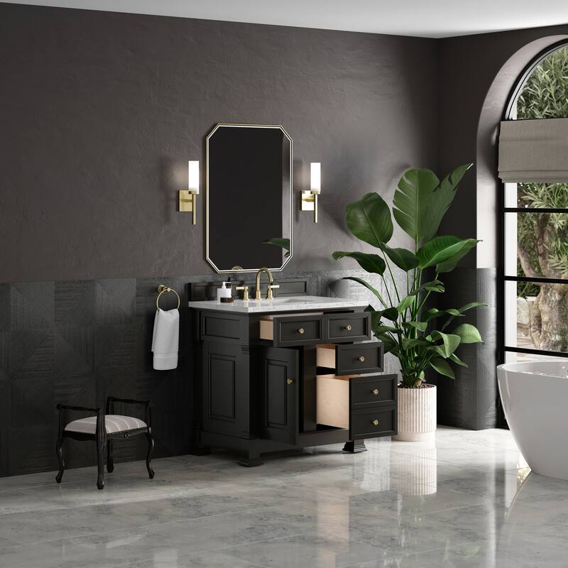 Brookfield 36" Single Vanity, Black Onyx