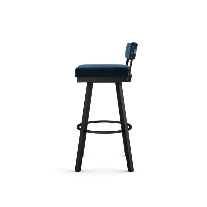 Amisco Travis Swivel Counter and Bar Stool