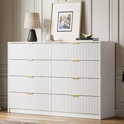 8-Drawer Double Dresser for Bedroom