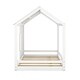 preview thumbnail 7 of 7, Twin Size House Bed with Roof and Window, Open Concept Design, White