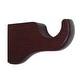 preview thumbnail 22 of 41, Mix & Match Wood Single / Double Curtain Rod Bracket Single Bracket - Antique Mahogany (2-Pack)