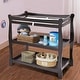 preview thumbnail 2 of 8, Costway Espresso Sleigh Style Baby Changing Table Infant Newborn