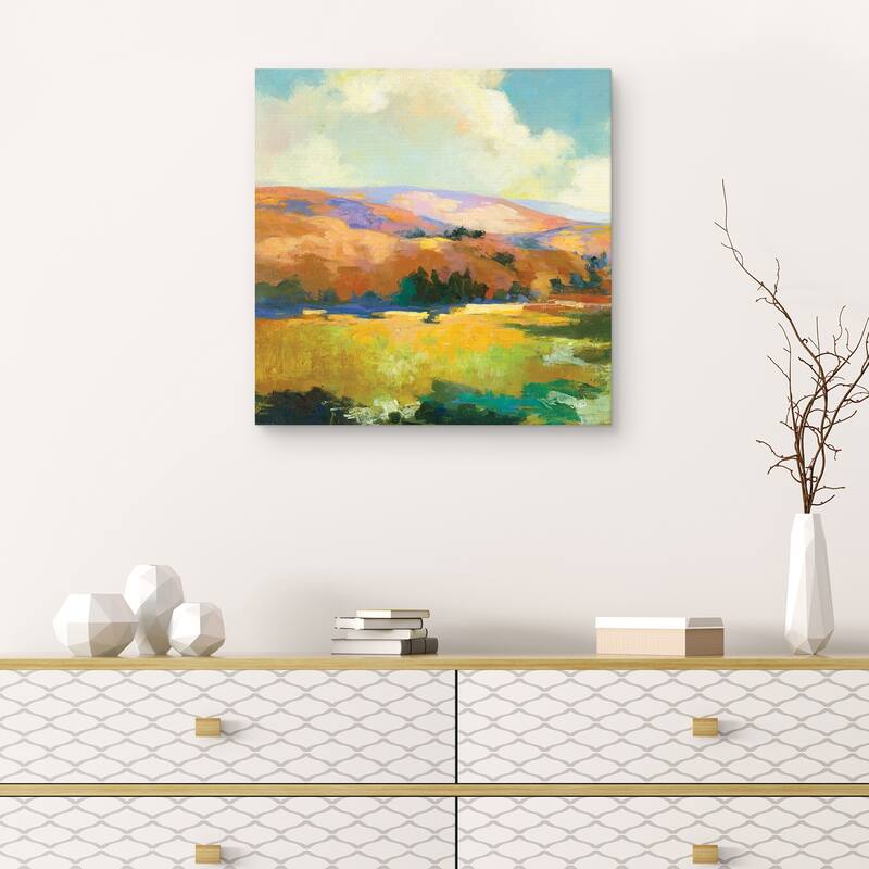 Daybreak Valley II by Julia Puriton Canvas Art Print