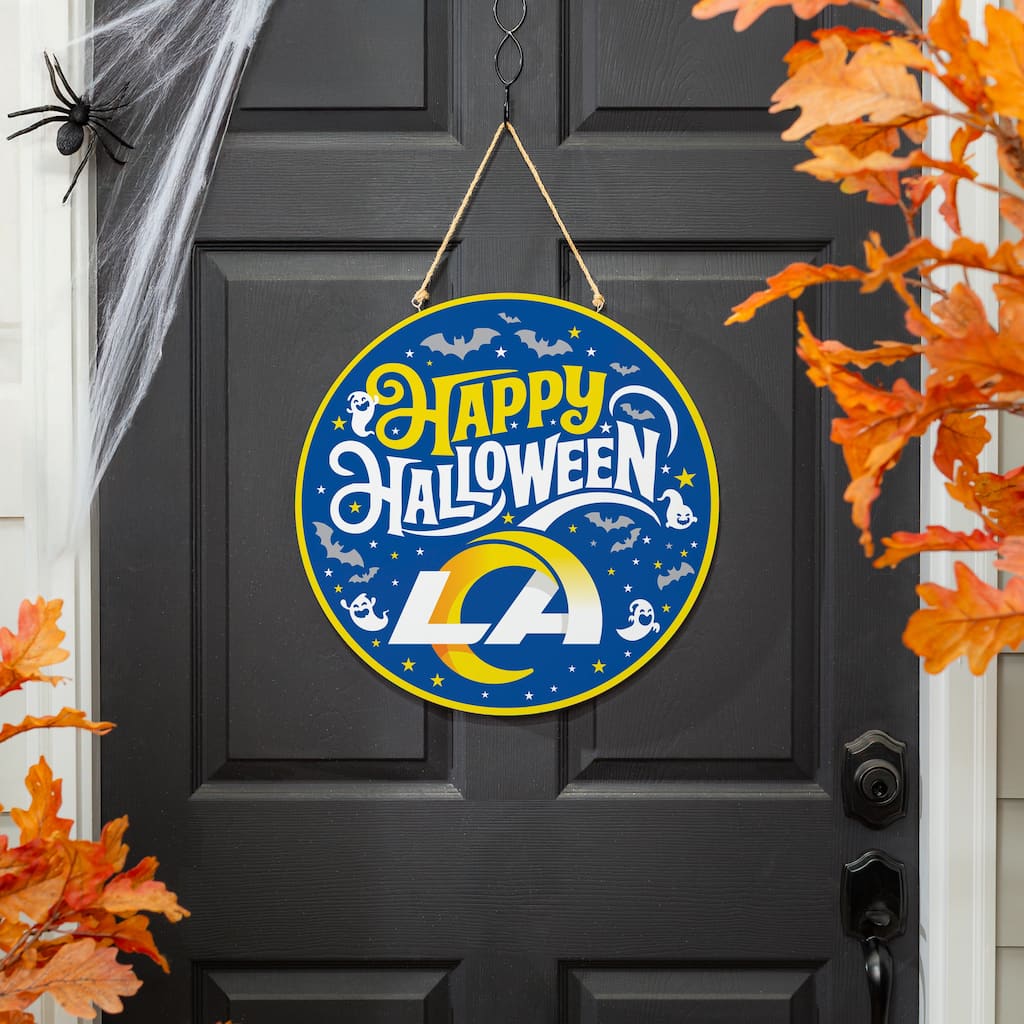 Los Angeles Rams 18" x 18" Halloween Door Décor Wall Sign