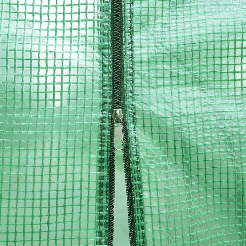 9.7 FT Long Large Gardening Walk-in Greenhouse