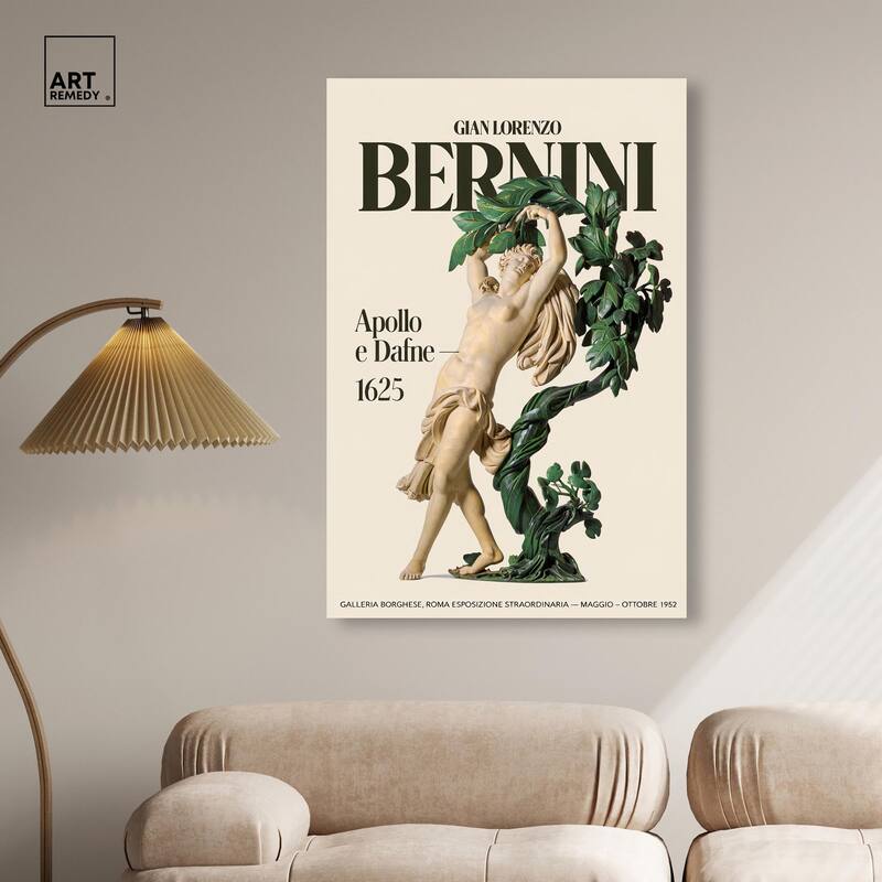 Celebrating Bernini Canvas by Art Remedy, Gallery Wrapped