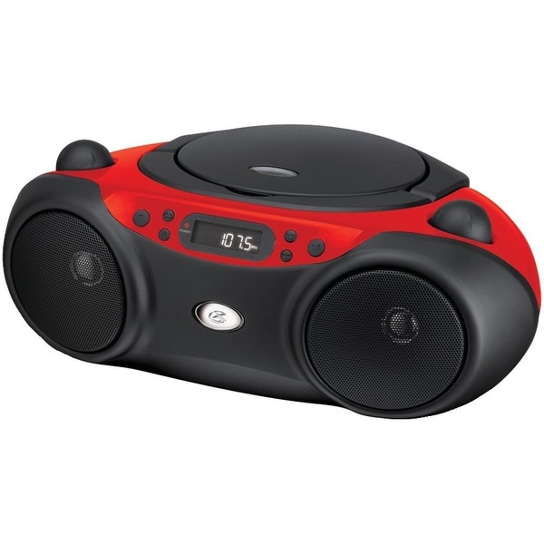 Dpi/Gpx-Personal & Portable Bc232r Sporty Cd And Radio Boombox - Red