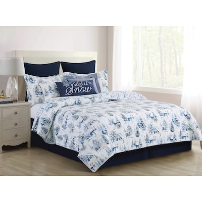 Frasier Cotton Quilt Set - Reversible and Machine Washable