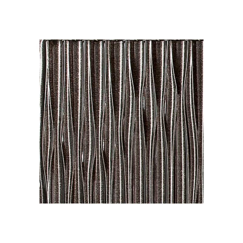 FASÄDE Dunes Vertical 4-foot x 8-foot PVC Wall Panel in Smoked Pewter - Sample