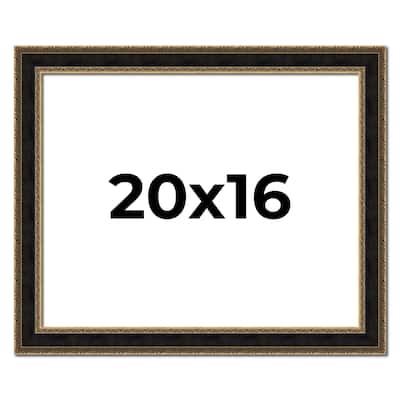 20x16 Frame Gold Antique Vintage Sold Wood Picture Frame | 1.75 Inch
