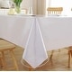 preview thumbnail 9 of 11, Clear Plastic Vinyl Fabric Table Cover Protector Tablecloth for Dining Room Table