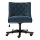preview thumbnail 2 of 4, SAFAVIEH Soho Tufted Swivel Adjustable Office Chair - 25.2" x 27.2" x 33.9"