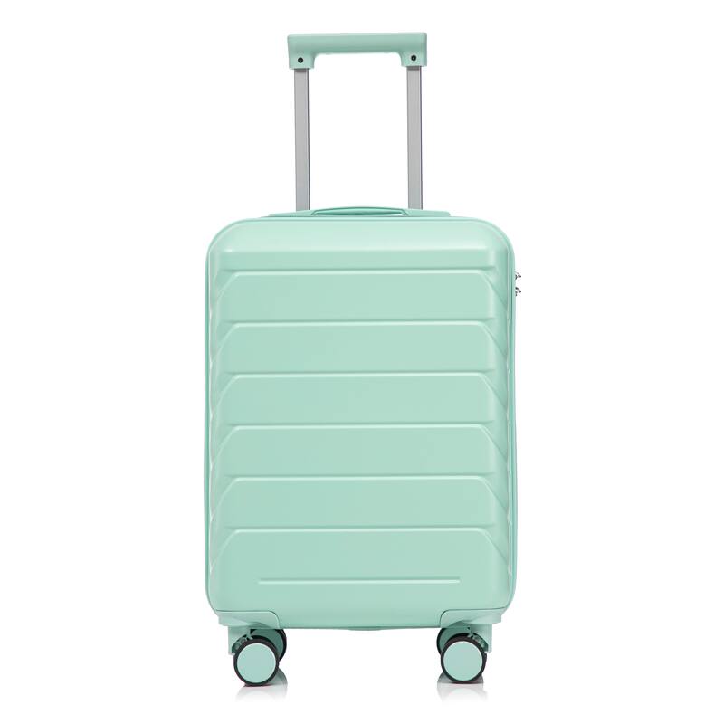 14"/20" ABS Spinner Wheel Luggage w/Combination Lock & Cosmetic Case