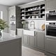 preview thumbnail 18 of 45, VIGO White Casement Front Matte Stone Farmhouse Kitchen Sink