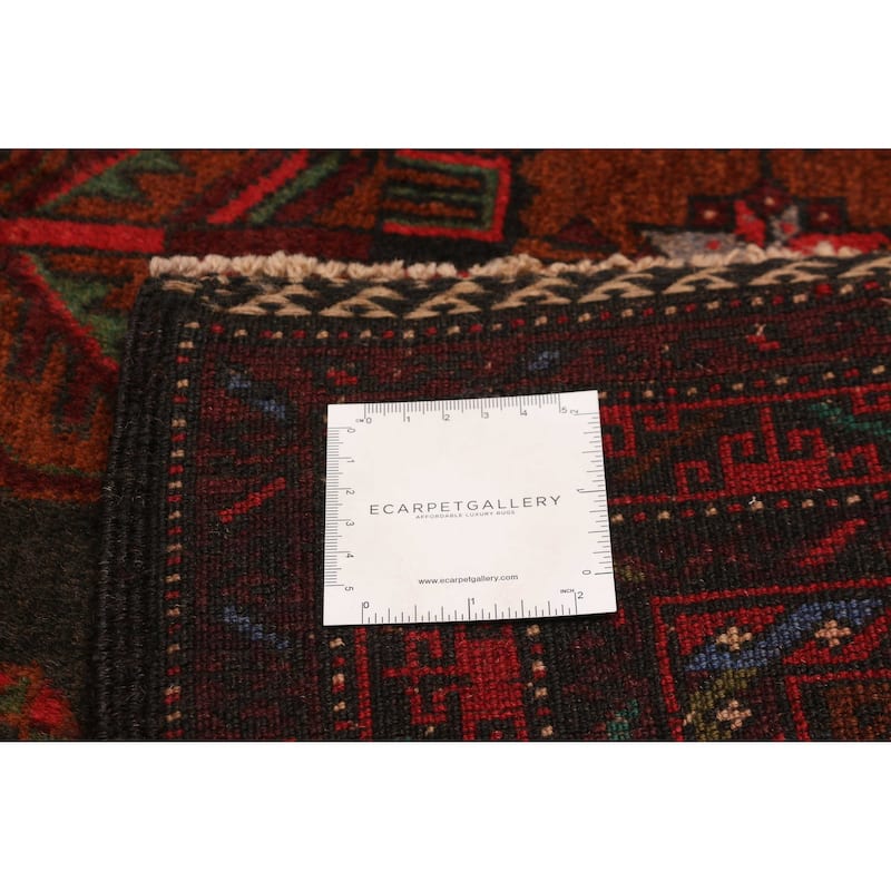 Teimani Black, Brown Rug 3'7" x 6'9" - 3'7 x 6'9