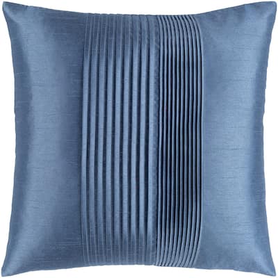 Livabliss Hind Pleated Square 22-inch Decorative Pillow