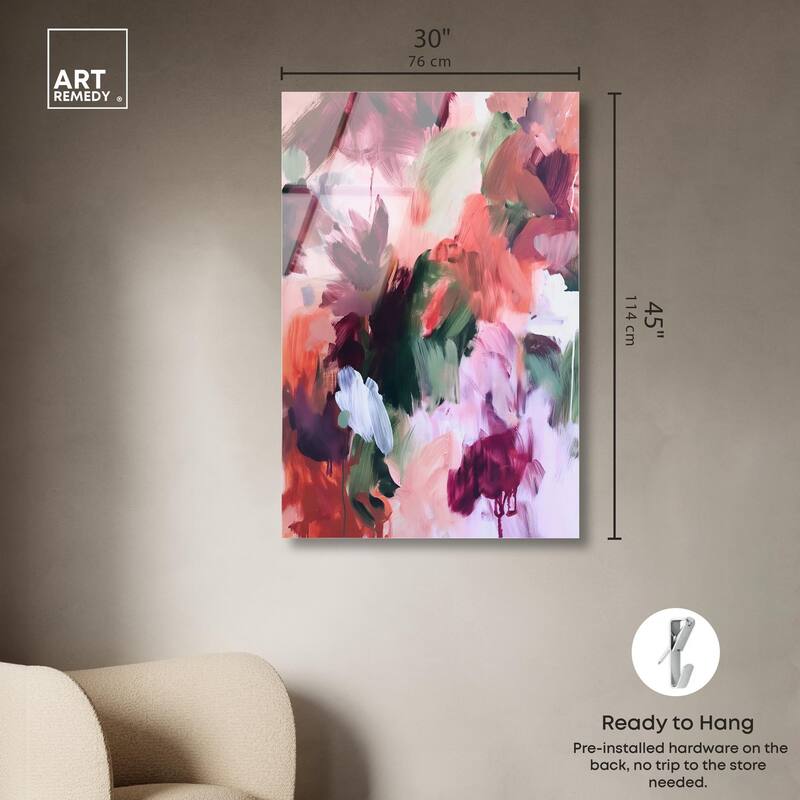 Adelas Garden II Acrylic by Art Remedy, Ready to Hang