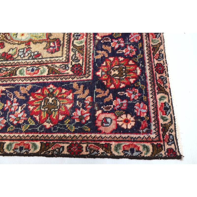 ECARPETGALLERY Hand-knotted Antalya Vintage Red Wool Rug - 6'5 x 10'1