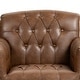 preview thumbnail 11 of 69, Tufted Vegan Leather Accent Chair Upholstered Armchair