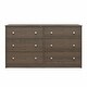 preview thumbnail 9 of 26, Ameriwood Home Ellery 6 Drawer Wide Dresser