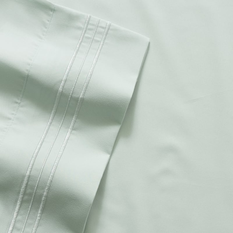 Sweet Home Collection Deep Pocket Soft Microfiber 4-Piece Solid Color Bed Sheet Set - Full - Mint