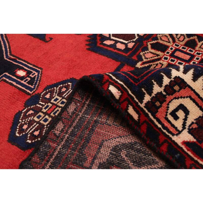 ECARPETGALLERY Hand-knotted Anadol Vintage Red Wool Rug - 4'4 x 6'3