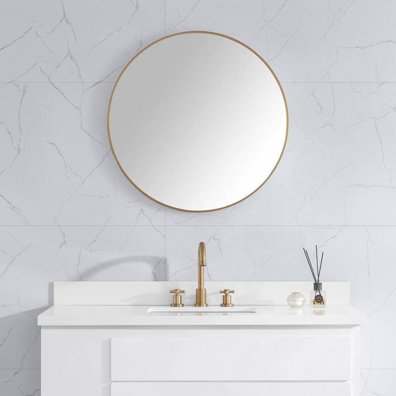 Avanity Avon Wall Mounted Mirror with Stainless Steel Frame