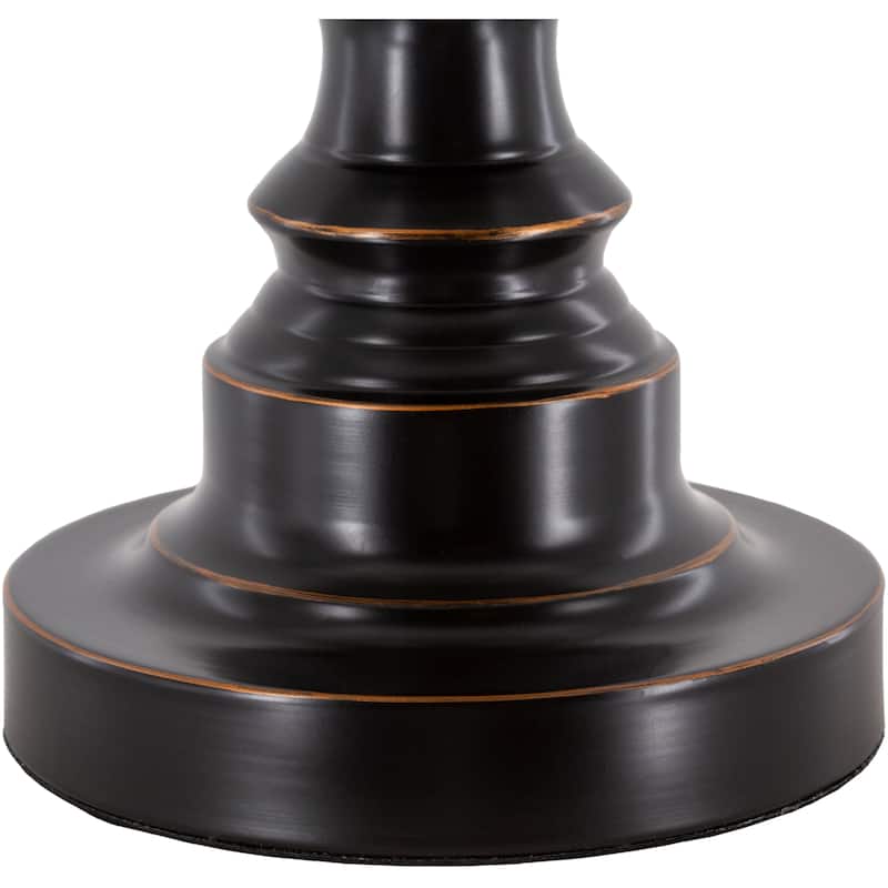 Morty Traditional Glass Table Lamps (Set of 2) 26.75"H x 13"W x 13"D