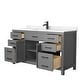 preview thumbnail 18 of 44, Beckett 60 Inch Single Vanity, Cultured Marble Top