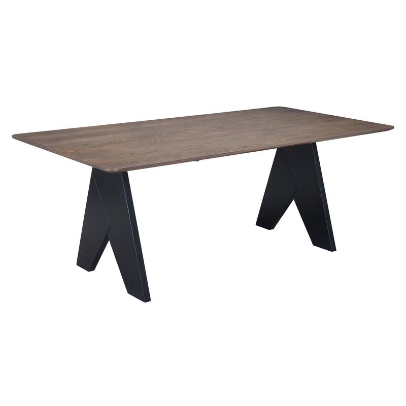 Lisse Rectangular Dining Table Espresso - Espresso